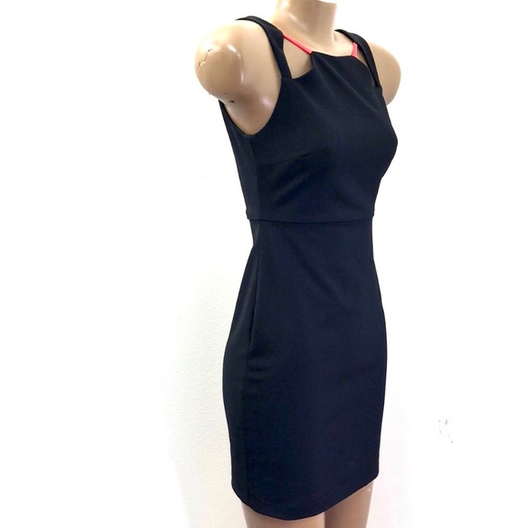 NWT Zara Trafaluc Black Sleeveless Midi Fitted M - Picture 2 of 8